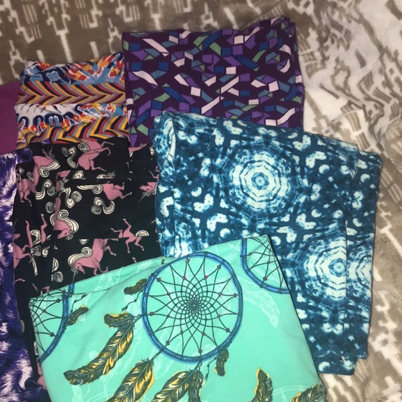 Lularoe leggings lot EUC, OS and tween - Picture 3 of 3